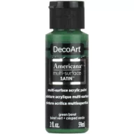   Akrilfesték - selyemfényű 59ml - Green Beret - DecoArt Americana® Multi-Surface Satin (1 db)