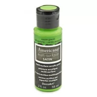   Akrilfesték - selyemfényű 59ml - Apple Green - DecoArt Americana® Multi-Surface Satin (1 db)
