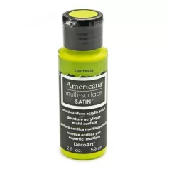   Akrilfesték - selyemfényű 59ml - Chartreuse - DecoArt Americana® Multi-Surface Satin - (1 db)