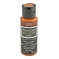  Akrilfesték - selyemfényű 59ml - Paprika - DecoArt Americana® Multi-Surface Satin (1 db)