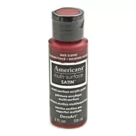   Akrilfesték - selyemfényű 59ml - Dark Scarlet - DecoArt Americana® Multi-Surface Satin (1 db)