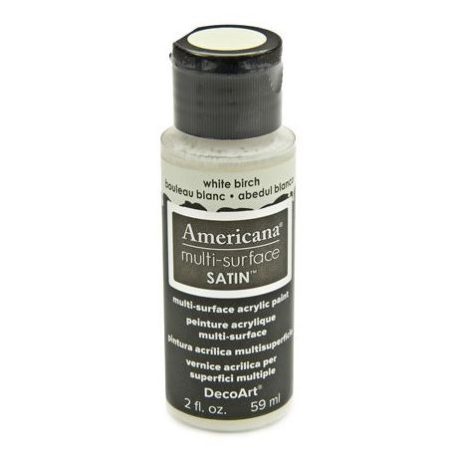 Akrilfesték - selyemfényű 59ml - White Birch - DecoArt Americana® Multi-Surface Satin (1 db)