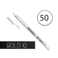   Zselés toll 0.5 mm, Sakura Gelly Roll / Basic 10 white - Fehér (1 db)