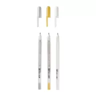   Zselés toll készlet 5", Sakura Gelly Roll / Metallic Set - Arany ,Ezüst, Fehér (3 db)