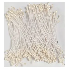   Porzó / Bibe - virág készítéshez , HC Stamen / White - Fehér (144 db)