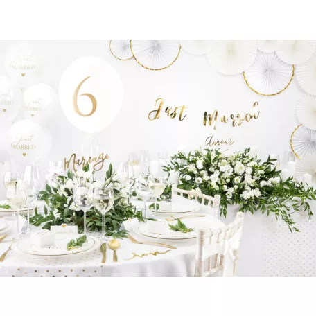 Köszönetajándék doboz "Thank you" fehér - arany 6x3.5x5.5cm (10 db)