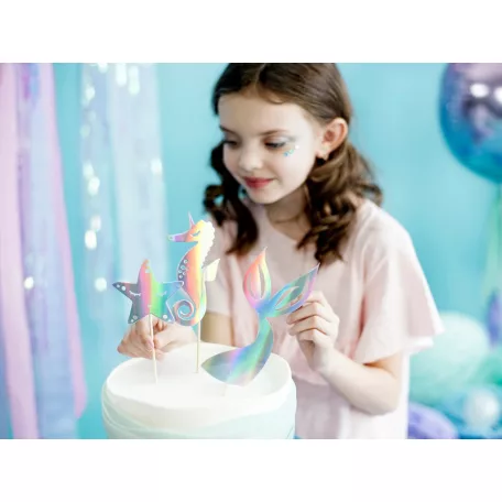 Torta dísz Sellő party (3 db)