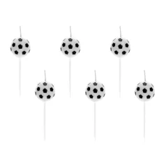 Születésnapi gyertya Focilabda (6 db)
