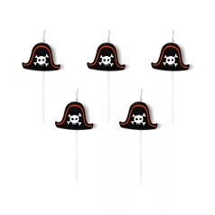 Születésnapi gyertya - Kalóz party (5 db)