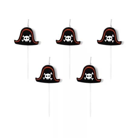 Születésnapi gyertya - Kalóz party (5 db)