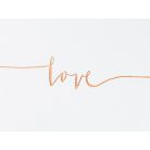 Vendégkönyv Love - rózsaarany