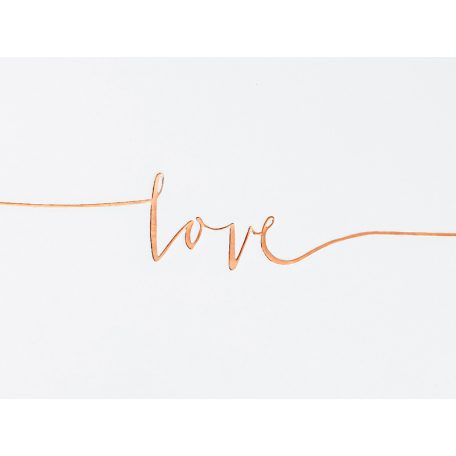 Vendégkönyv Love - rózsaarany