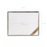 Vendégkönyv Love - rózsaarany