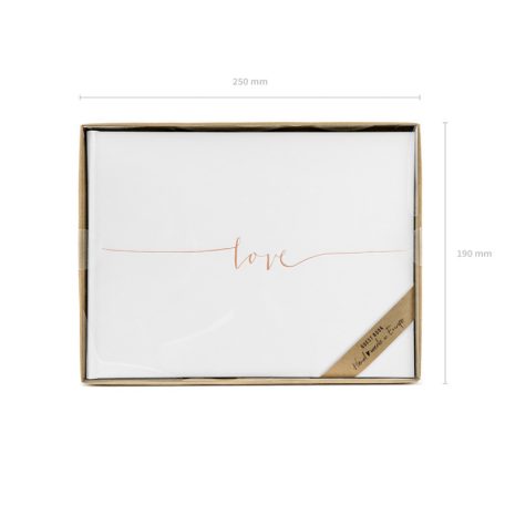 Vendégkönyv Love - rózsaarany