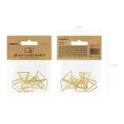 Ültetőkártyatartó arany háromszög (20 db)