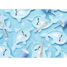 Papírtányérok – Narvál formájú (6 db)