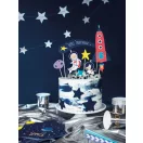 Torta dísz  Űrhajós party (7 db)