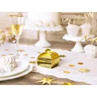 Köszönetajándék doboz arany 6x6x5.5cm (10 db)