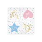 Kisfiú vagy kislány? Party papírszalvéta (20 db)