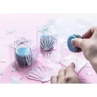 Négyzet alakú dobozok, átlátszó 5x5x5cm (10 db)