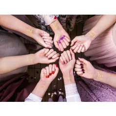 Ideiglenes tetoválás Leánybúcsú arany (13 db)