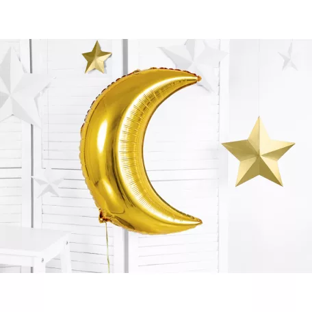 Hold Alakú Fólia Lufi – Arany0 cm