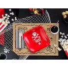 Papírtányér - Kalóz Party, piros 20x20cm (6 db)