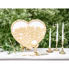 Fa Vendégkönyv – Szív alakú