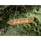 Fa útjelző tábla "Kids only"