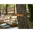 Fa útjelző tábla "Kids only"