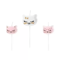 Születésnapi gyertya Cicák (6 db)