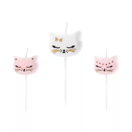 Születésnapi gyertya Cicák (6 db)