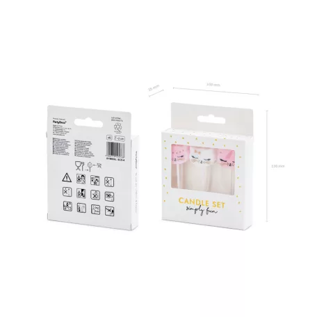 Születésnapi gyertya Cicák (6 db)