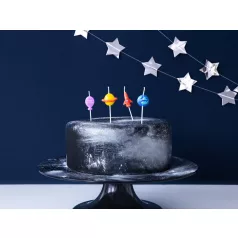 Születésnapi gyertya Űrhajós party(4 db)