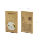 Átlátszó asztalszámok, arany (20 db)