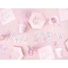 Banner "Happy Birthday" irizáló