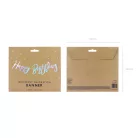 Banner "Happy Birthday" irizáló