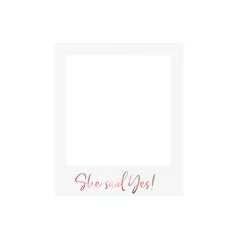 Slefie képkeret – She Said Yes, rózsaarany