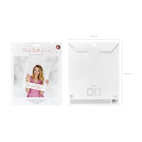 Slefie képkeret – She Said Yes, rózsaarany