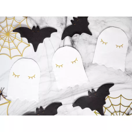 Papírdekoráció arany pókhálók (3 db)