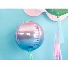Fólia Lufi - Ombre Gömb - Lila és Kék, 35 cm