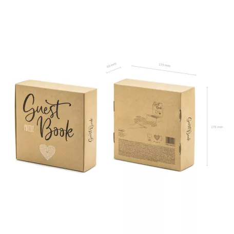 Vendégkönyv Puzzle – Szív alakú