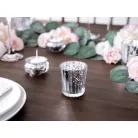 Gyertyatartó 6cm ezüst (1 db)