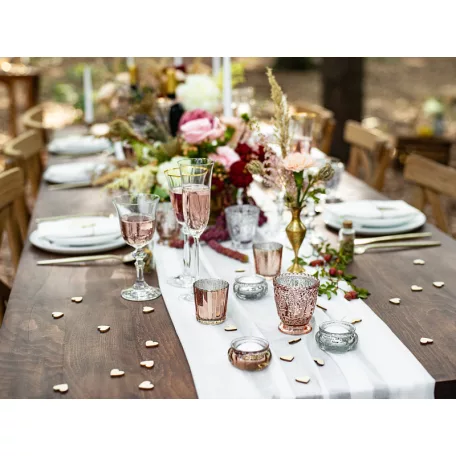 Gyertyatartó 6cm rózsaarany (1 db)