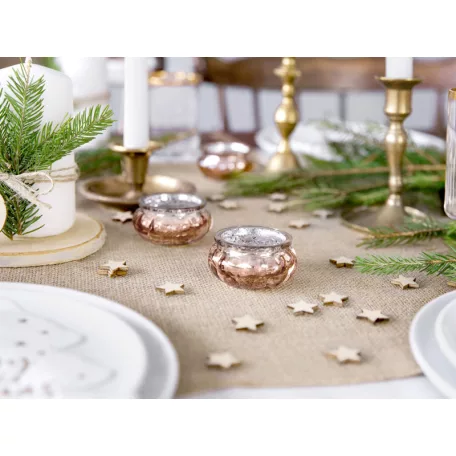 Gyertyatartó 3cm rózsaarany