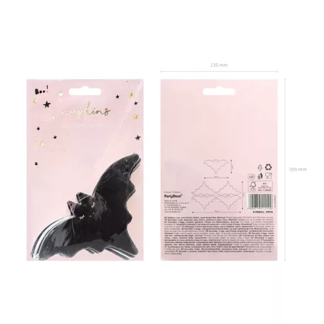 Szalvéta Denevér (20 db)