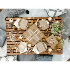 Fa konfetti szívek 2x2cm (50 db)