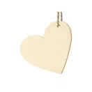 Fából készült helyezőkártyák – Szívek 6x5cm (10 db)