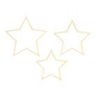 Fa függő díszek – Csillagok (3 db)