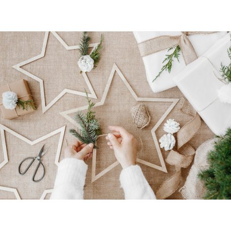 Fa függő díszek – Csillagok (3 db)